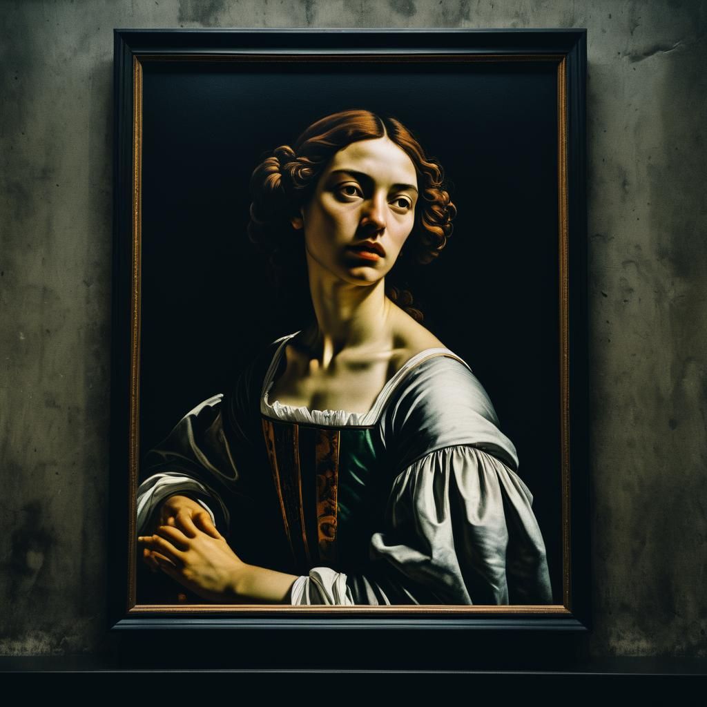 Cinematic Film Still in Style of European Masters