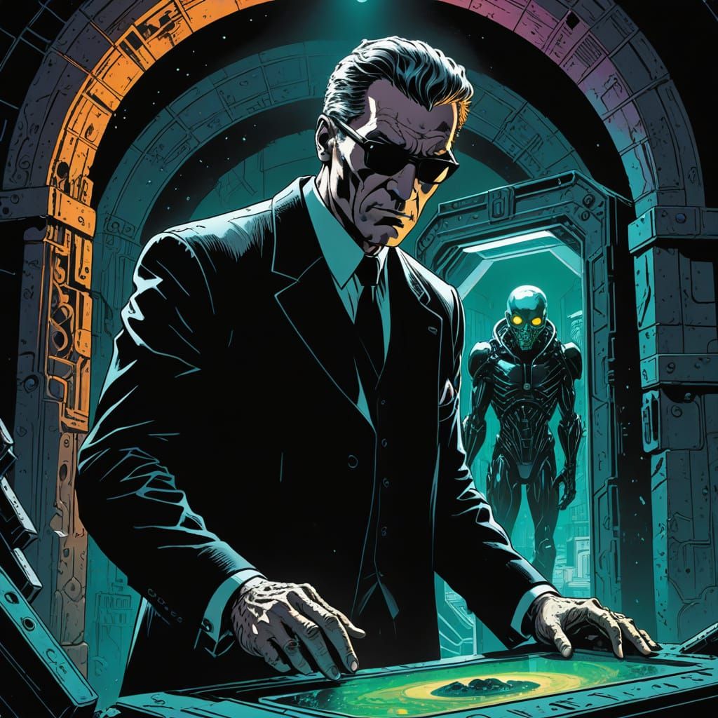 Men In Black Agent Finds Alien Artifact