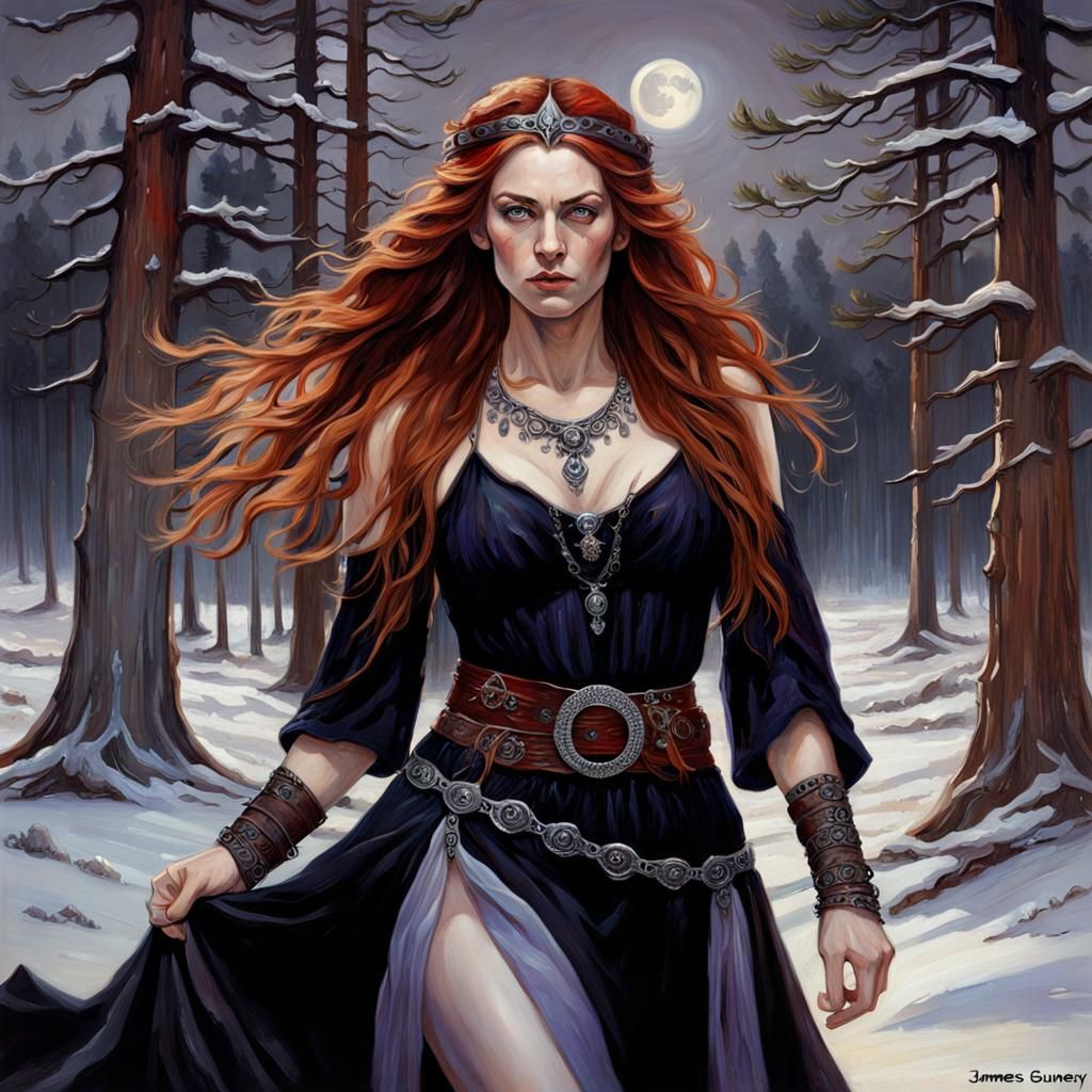 Isegrid, the Winter Witch of Vanaheim