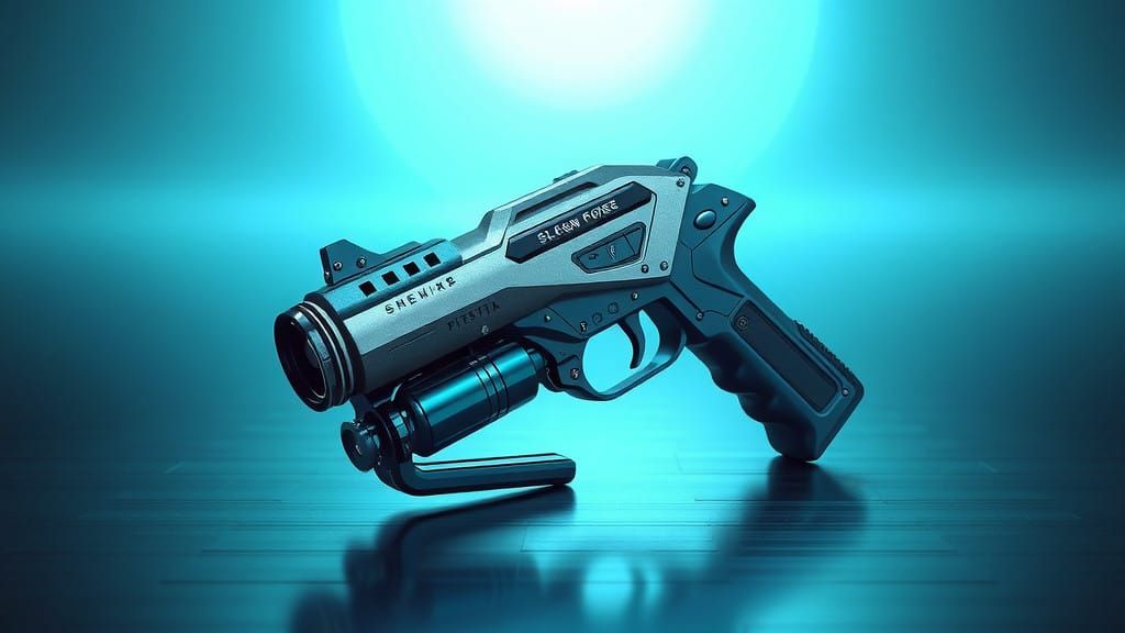 Elegant Futuristic Medical Gun in High Definition
