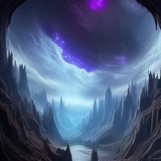 Milky Way in Glass Boxes: Elven City