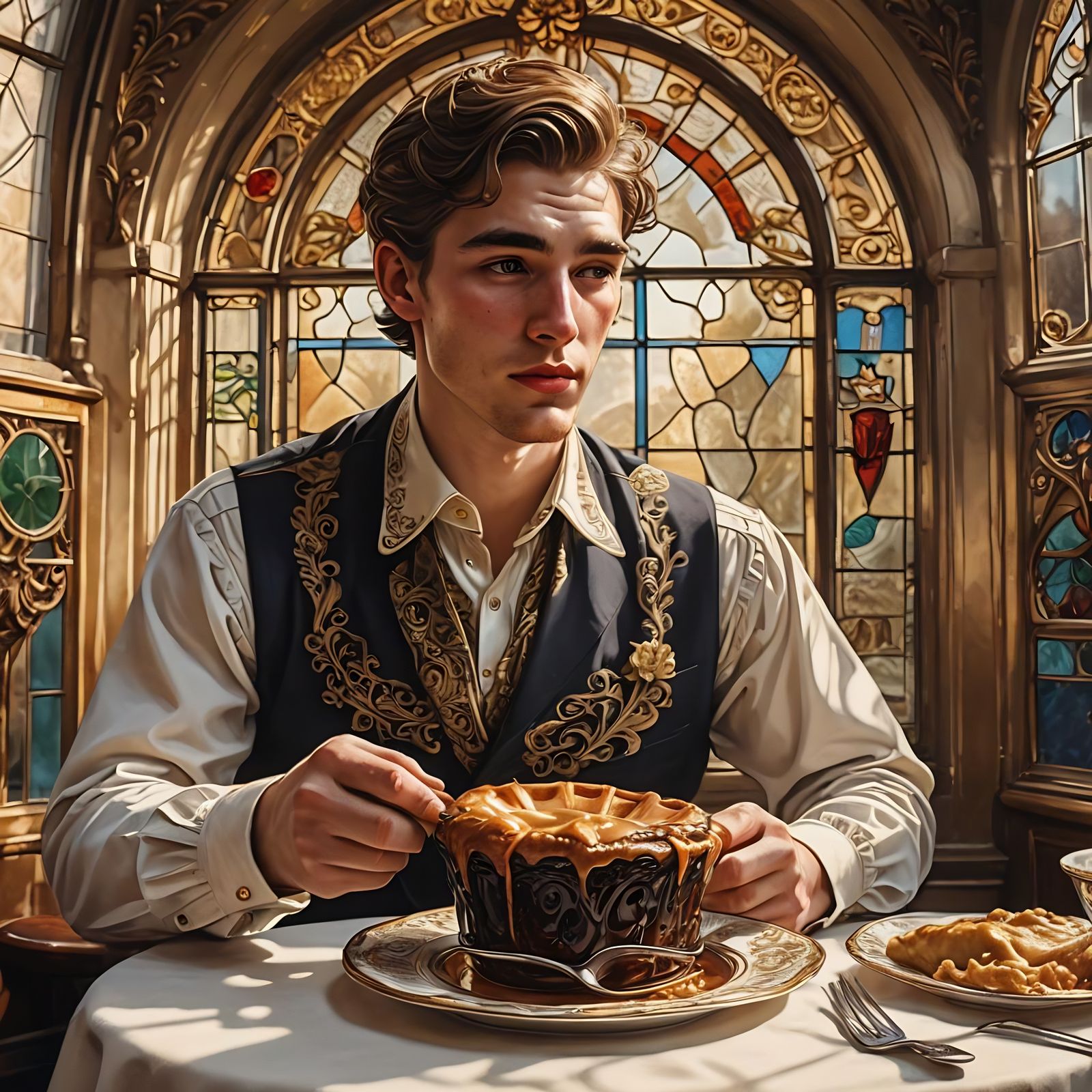 Trendy Dude's London Cafe Tea Break