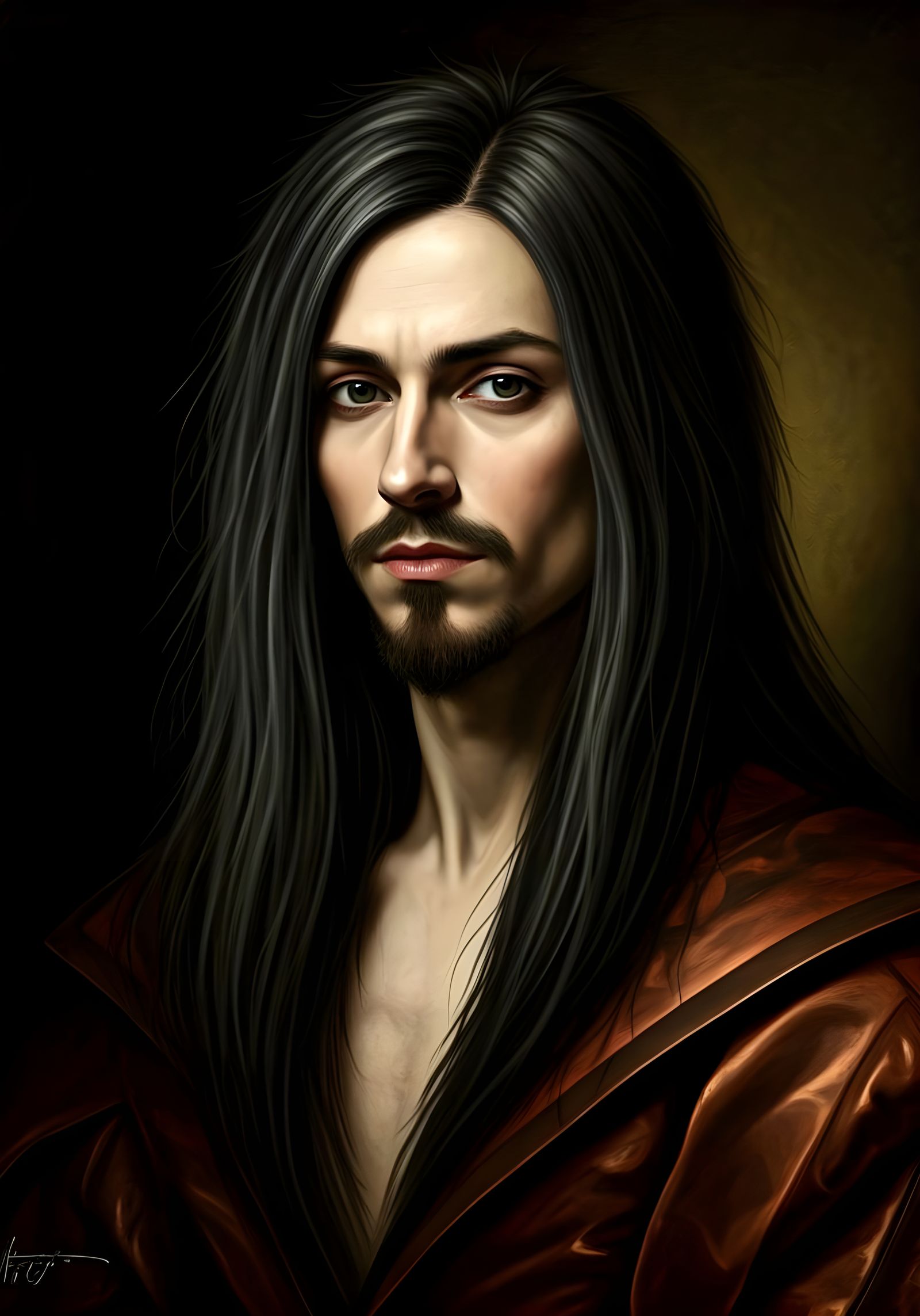 Baroque Punk: A Modern Gothic Portrait