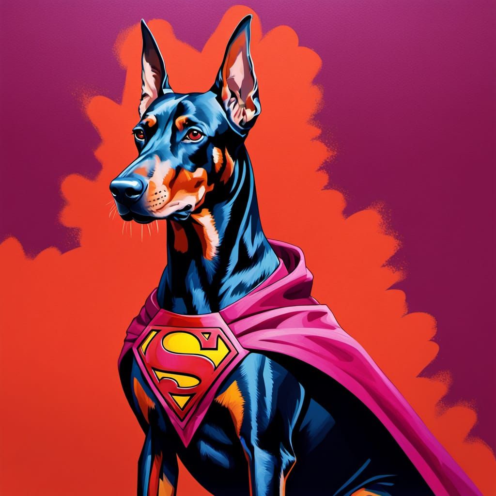 Stylized Realism Digital Painting of a Superman-Inspired Dob...