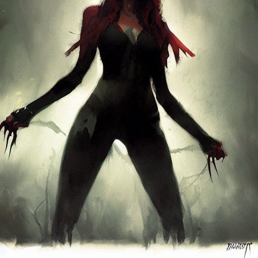 Sinister Sorcerer in Dark Fantasy Style