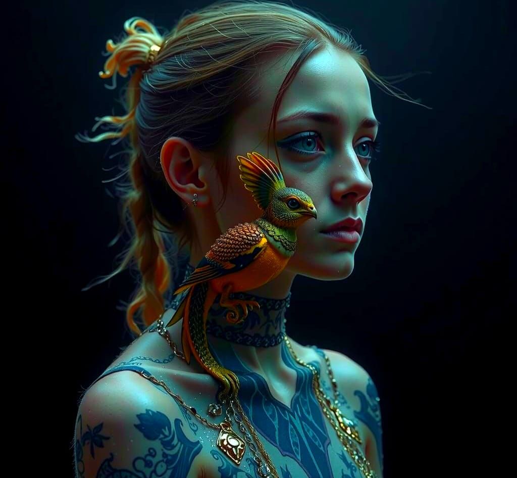 A Moment of Transition in Ethereal Light