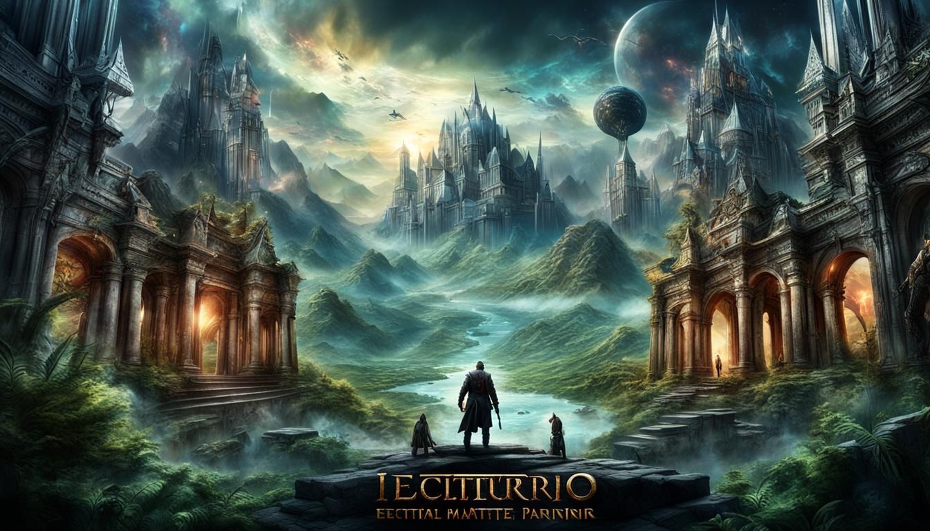 Fantasy Adventure DVD Cover: Epic Digital Matte Painting