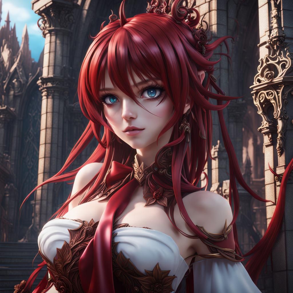 Detailed Matte Painting in Deep Color