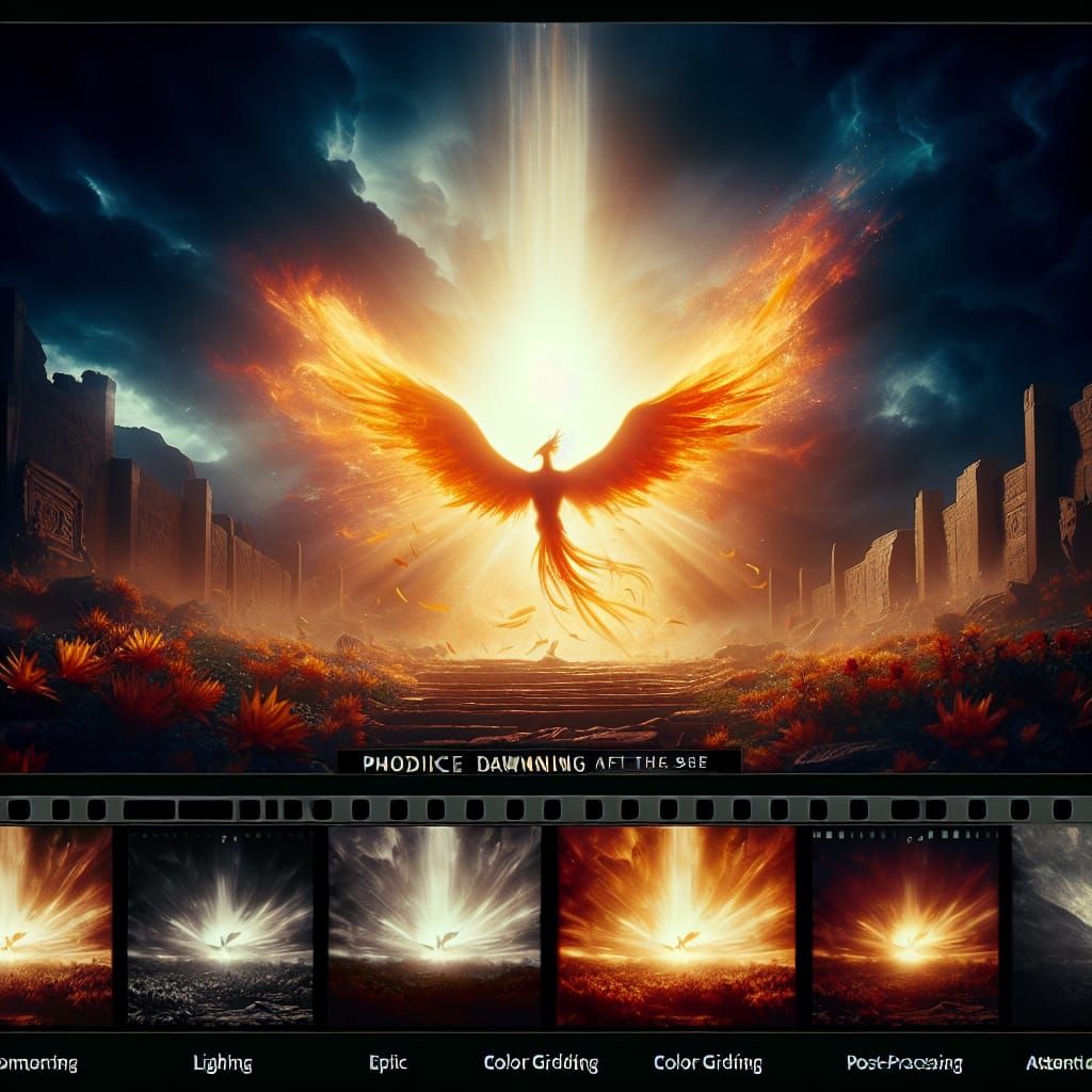 Phoenix Rising: A Cinematic Dawn of Rebirth
