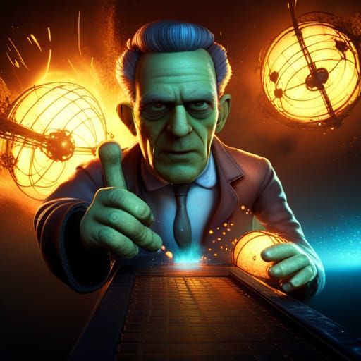 Crazy Scientist's Atomic Experiment in Unreal Engine 5