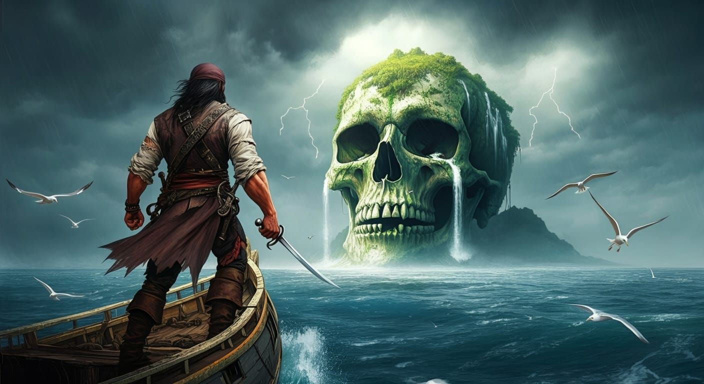 Pirate's Gaze on Skull Island