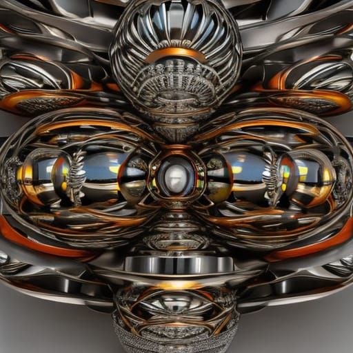 Hyperrealistic Hourglass Filled With Easter Eggs