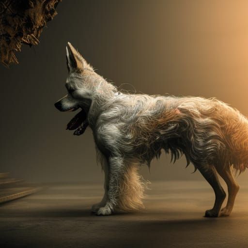 Adorable Dog Concept Art in 8k Resolution