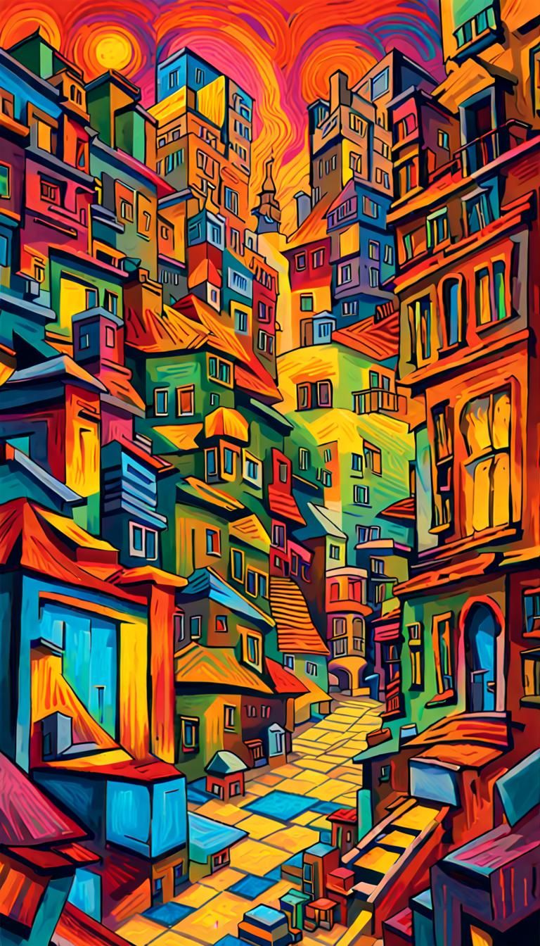 Neon Psychedelic 3D Mindscapes: A Visual Journey