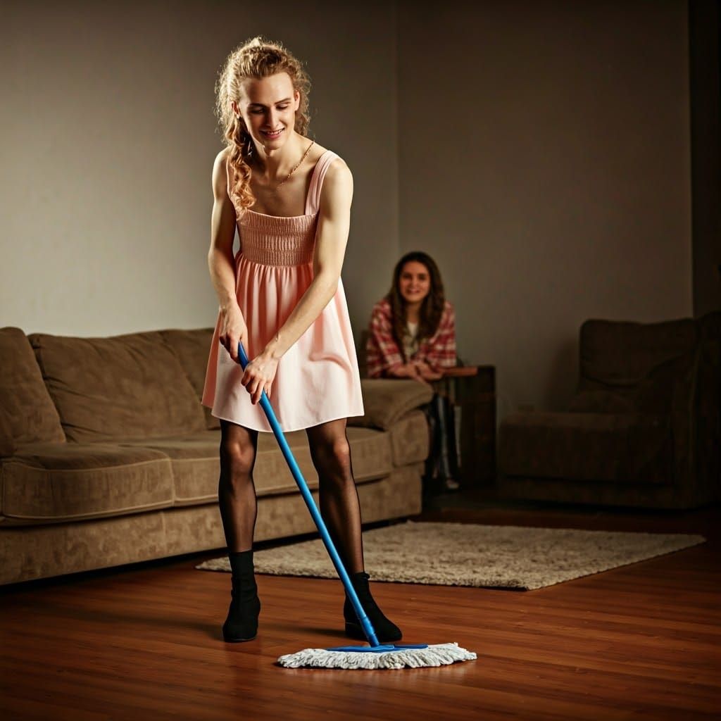 Ethereal Youth in Pastel Pink, High-Contrast Film Style