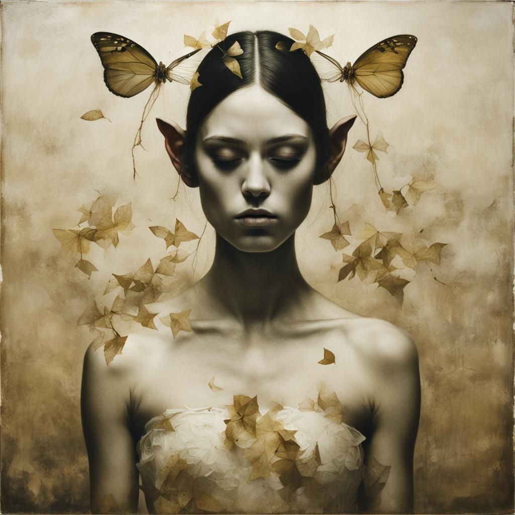 Double Exposure Portrait in Brad Kunkle Style