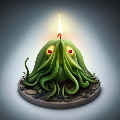 Cthulhu Candle: Eldritch Flame