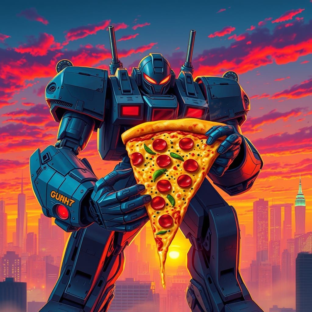 Mecha pizza