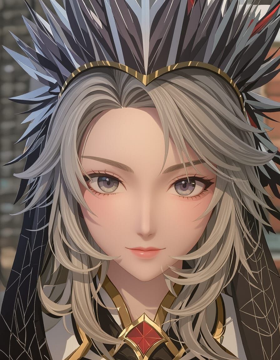 Detailed 3D Anime Art Inspired by WLOP