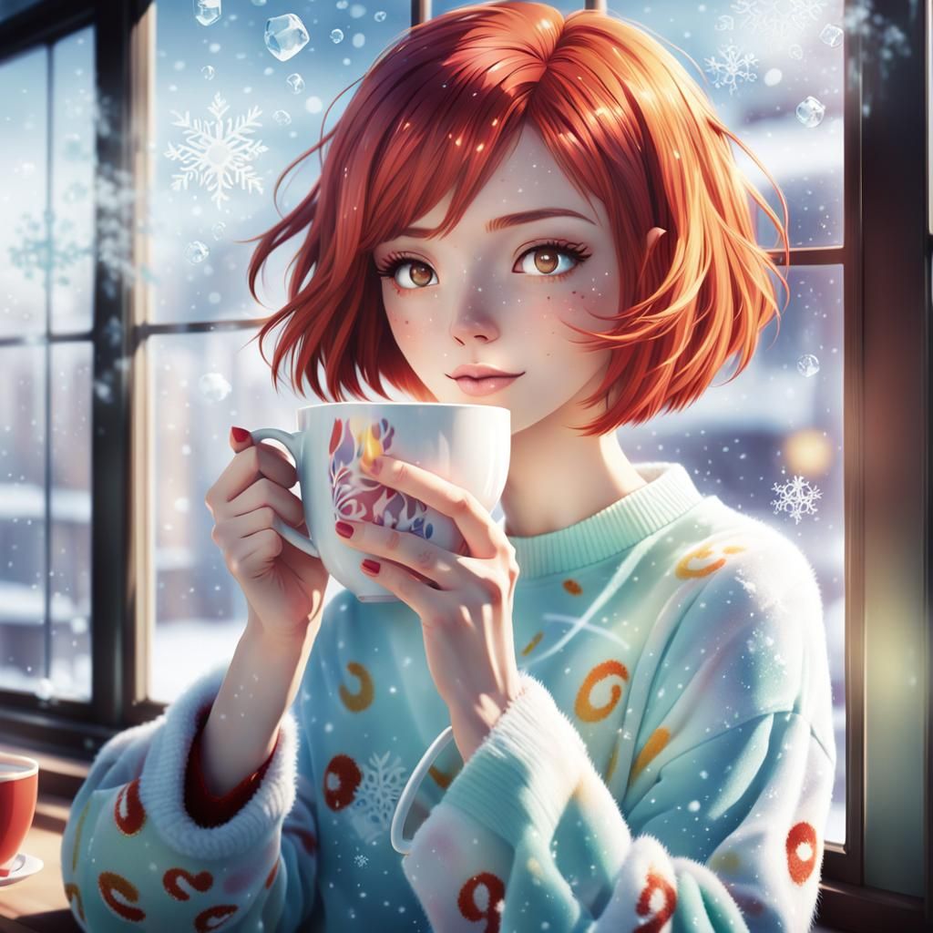 Pastel Morning: Whimsical Anime Key Visual