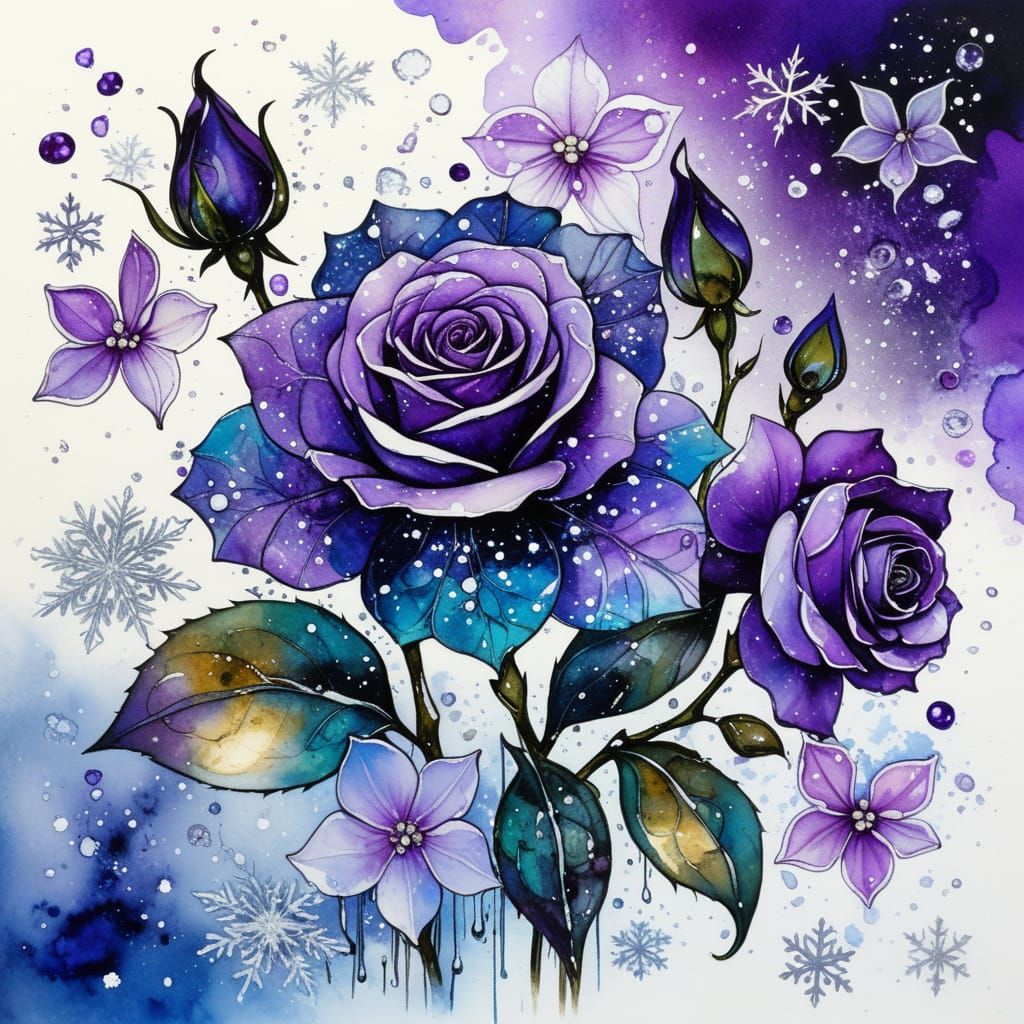 Whimsical Winter Wonderland in Jewel Tones