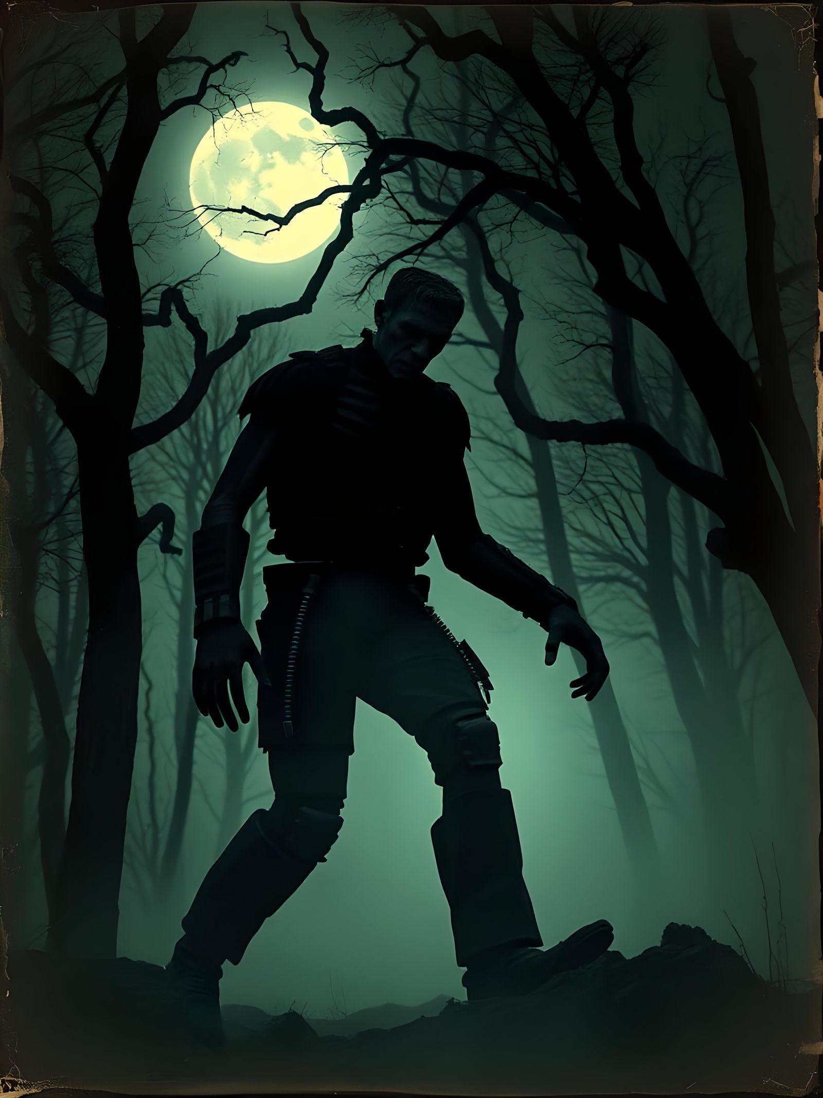 Frankenstein's Monster in 1930s Film Style