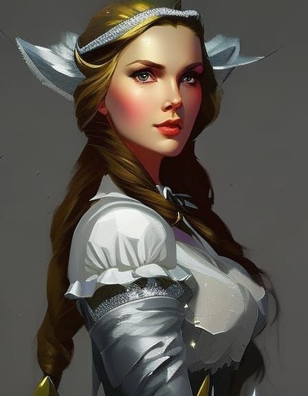 Glinda the Good Witch Portrait in Speedpaint Style