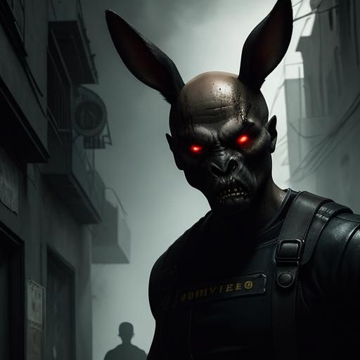 Cinematic Teenager in Dark Alleyway Film Still