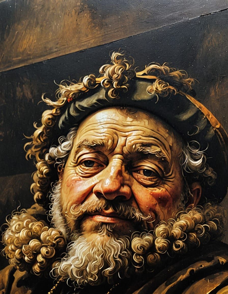 Dutch Masterpiece in Oil Paint: Intimate Portrait Study