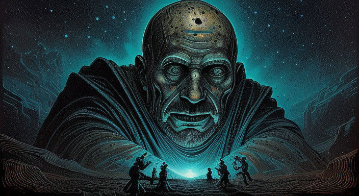 Cosmic Minds Converge in Retrofuturistic Visions