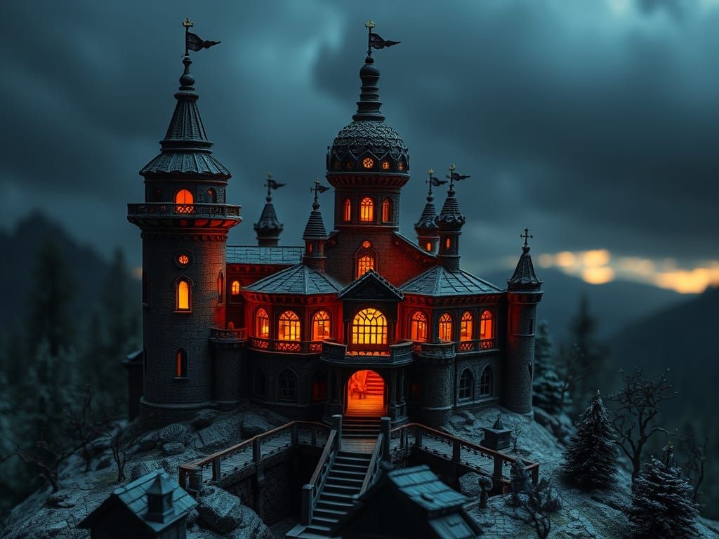 Architextual Nightmarescape Castle Tioram