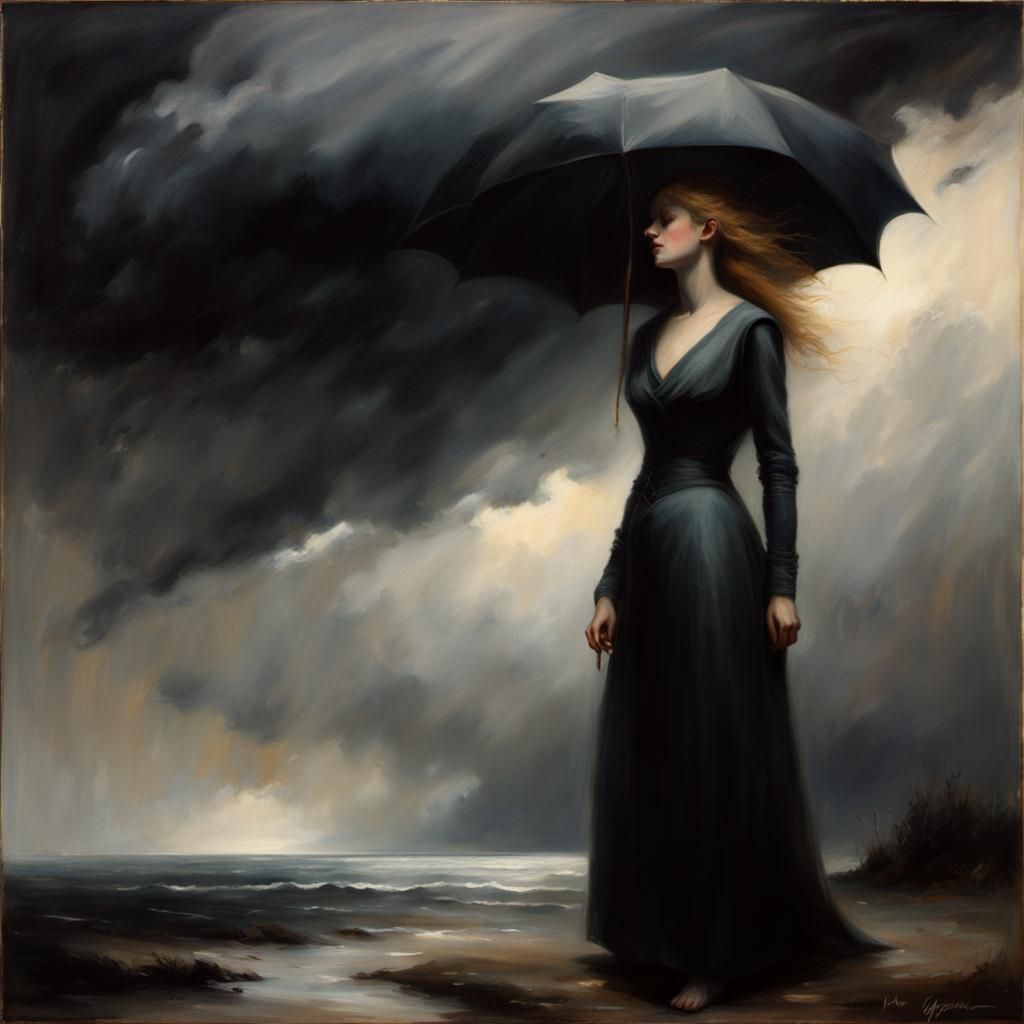 Stormy Figure in Harmonious Artistic Collaboration