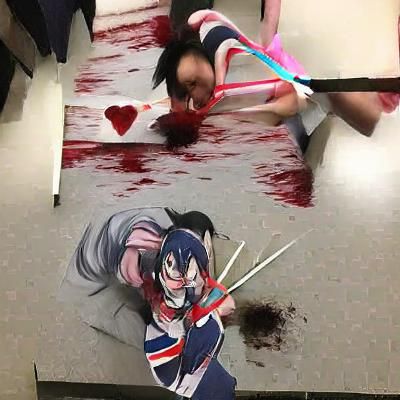 Yandere Anime Girl Portrait