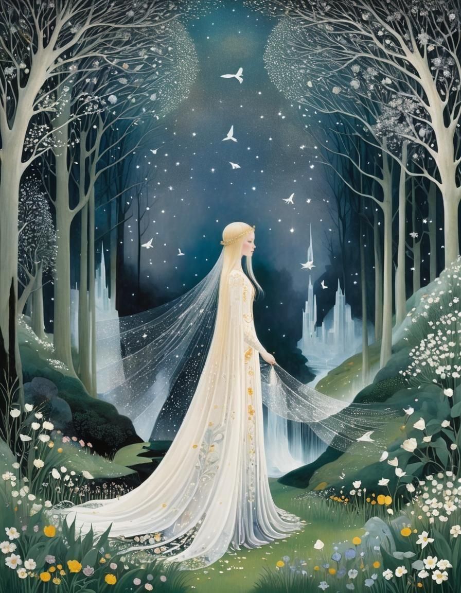 Shattered Future Illustration in Golden Age Style