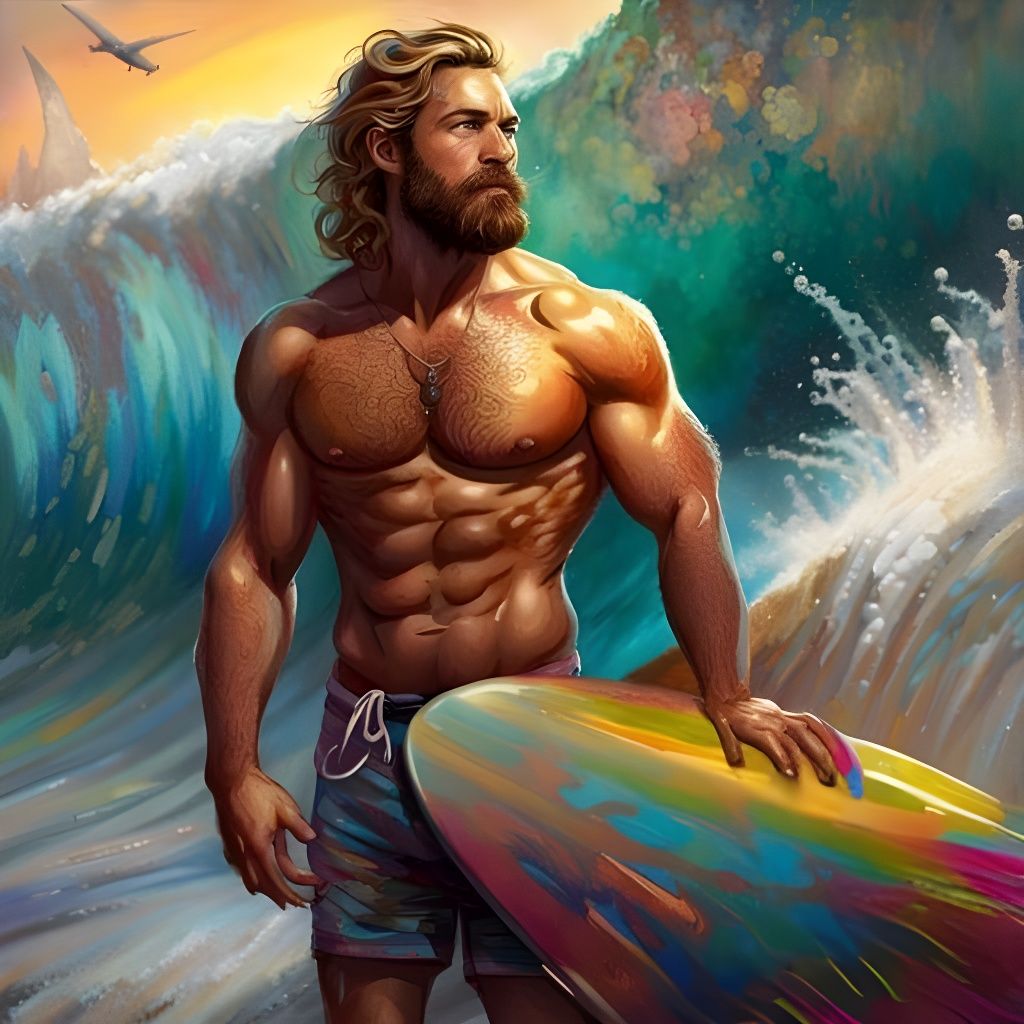 Colorful Tie-Dye Streaks in Rainbow Hues