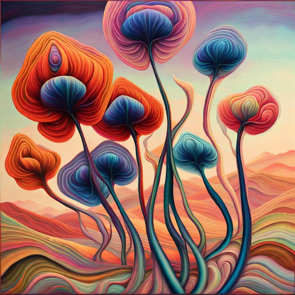 Alien flora in the alien landscape of Xen