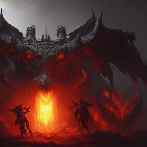 Diablo 2 Amazon Dark Fantasy Concept Art