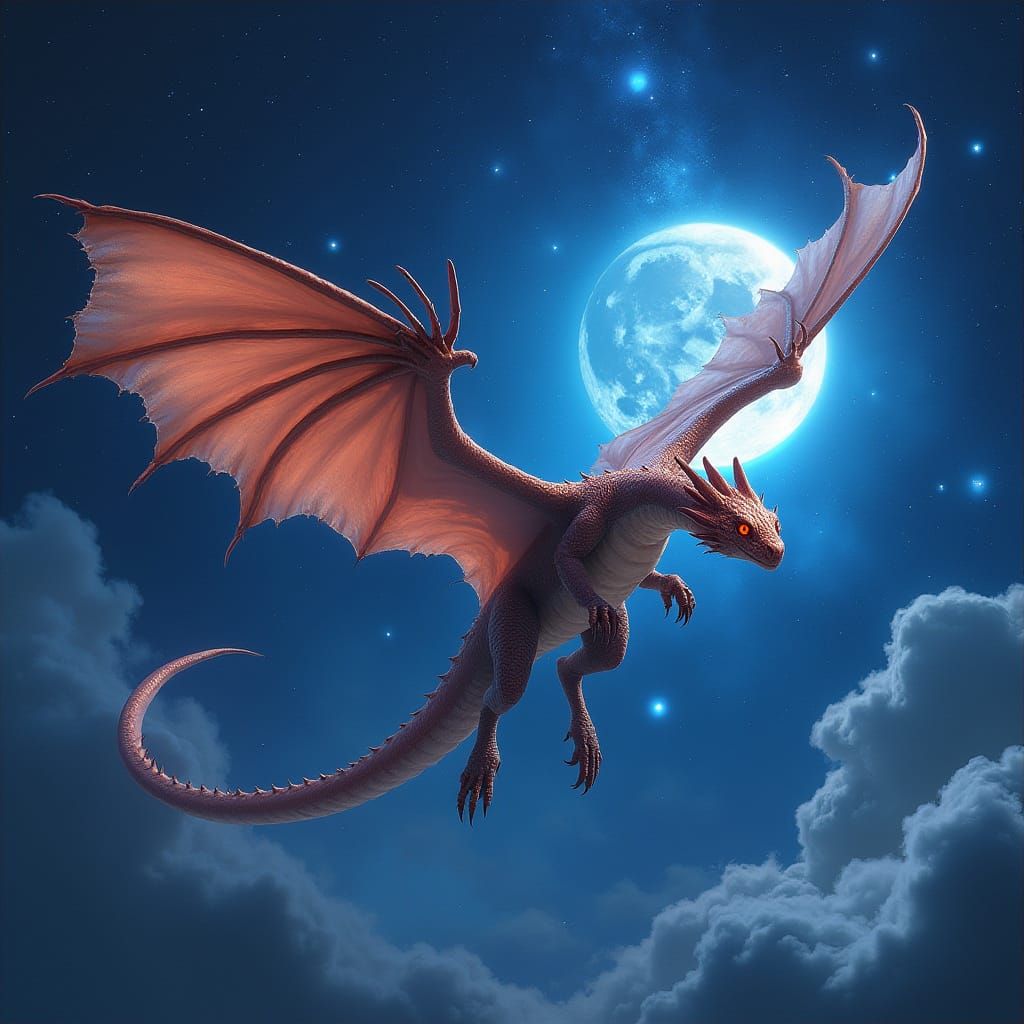 Dragon Flight: A Matte Painting Fantasy