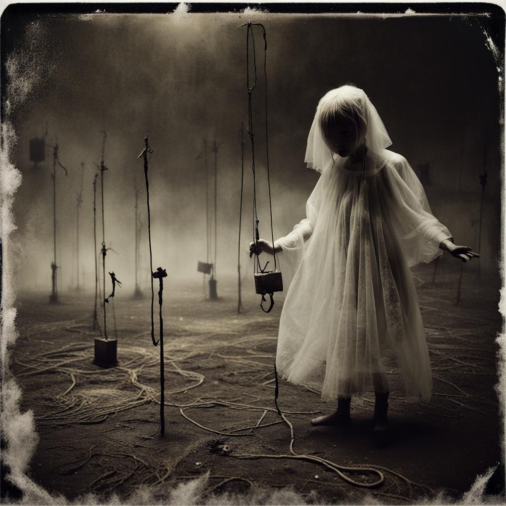 Dystopian Scarecrow: Surreal Photography in Style of Roversi