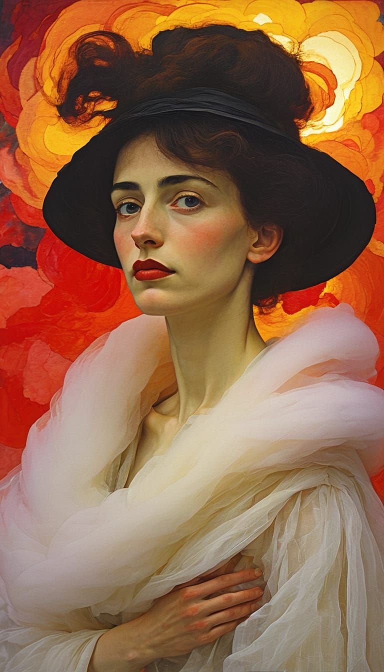 Surreal Architecture Dreamscape in Expressionist Style