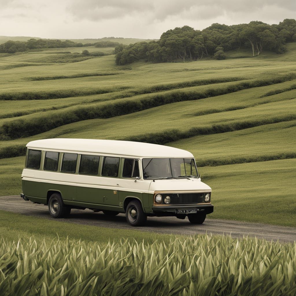 Surreal Giant Tornado Over Countryside Road