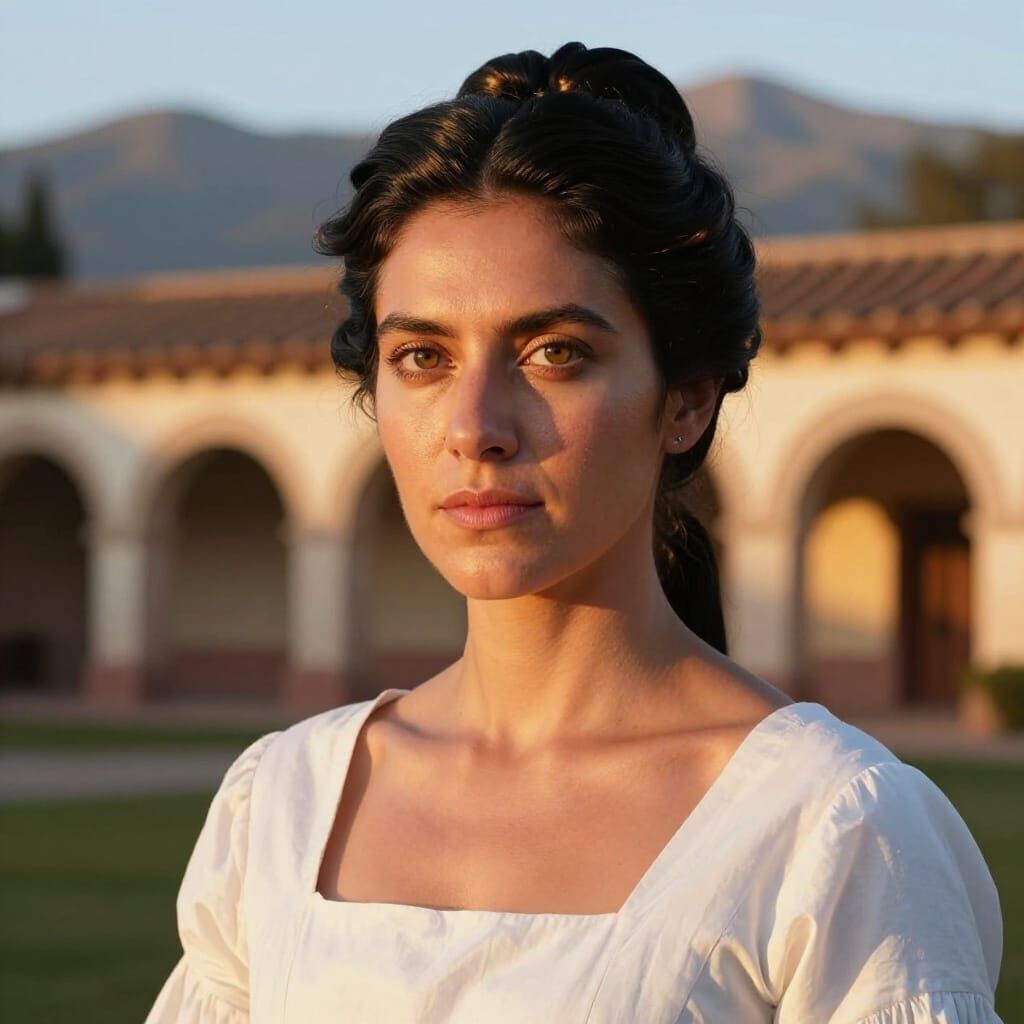 Photorealistic Portrait of María Aurora Astorga Urízar