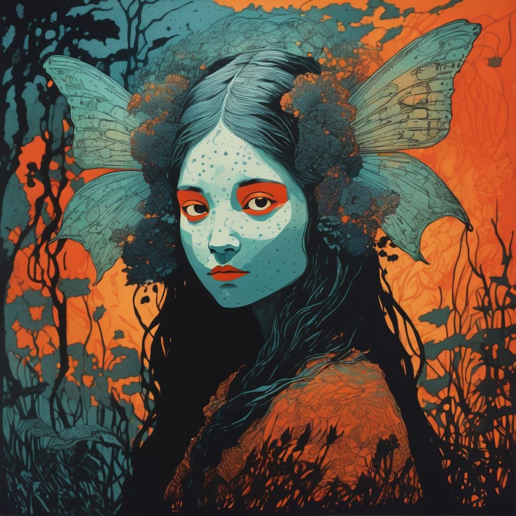 Aquatint Etching in the Style of Lotte Reiniger