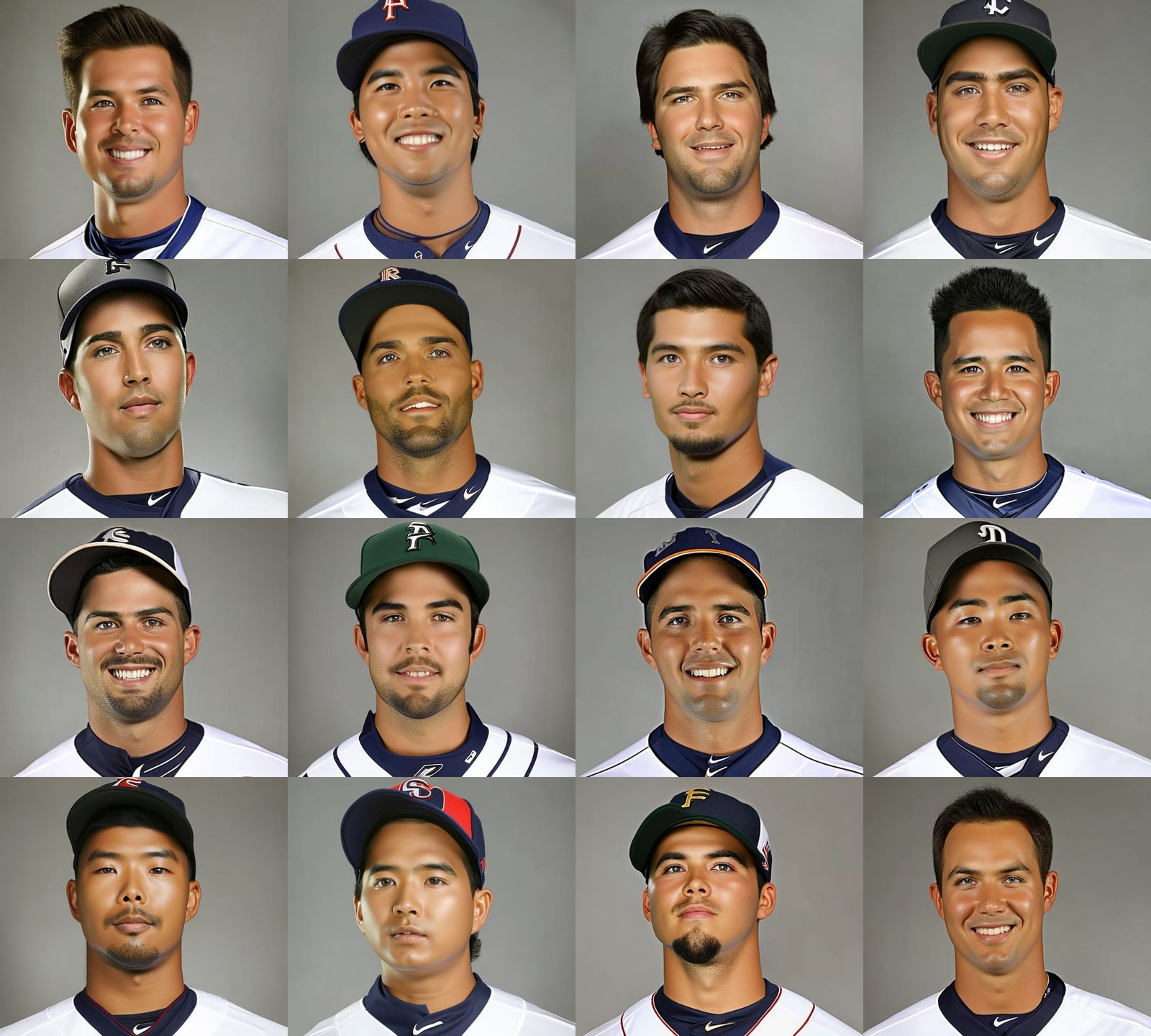 Intense Portrait of a Baseball Player