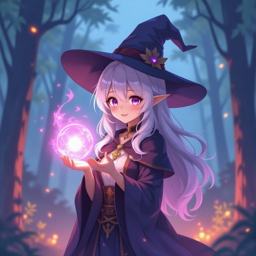 Witch Summons Familiar Who Becomes Human, Falling In Love