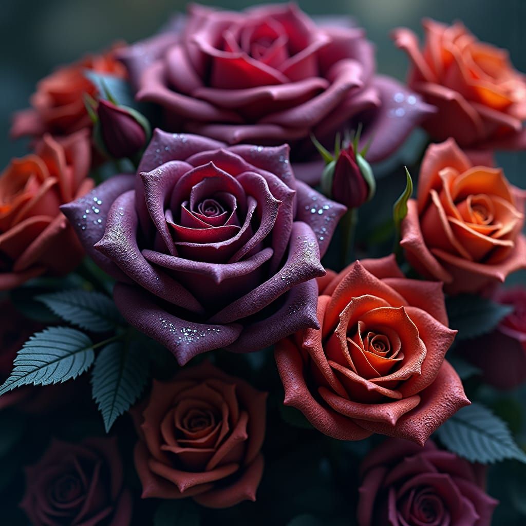 Floral Wallpaper: Sativa, Indica, and Roses