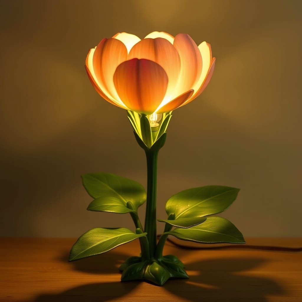 Blossoming Flower Lamp: Nature Meets Light