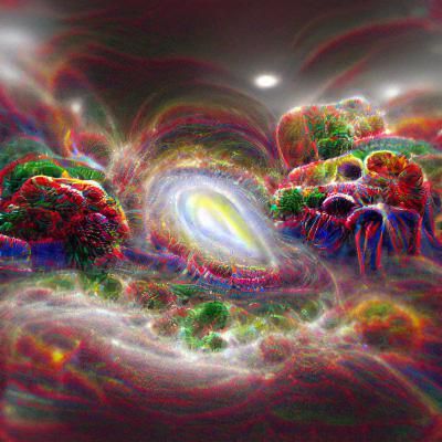 Psychedelic Supernova Explosion in a Vast Galaxy