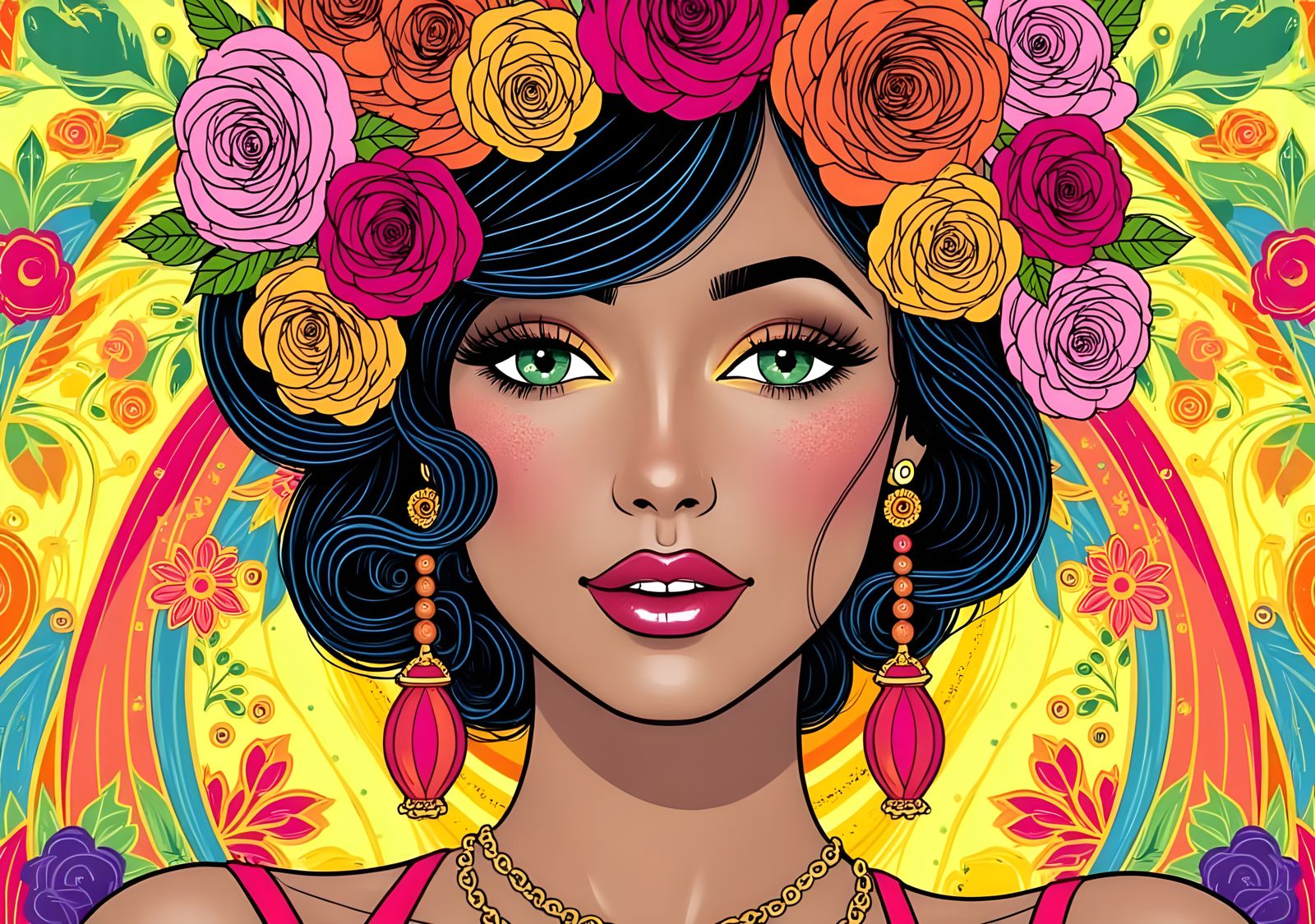 Stylized Portrait of a Woman