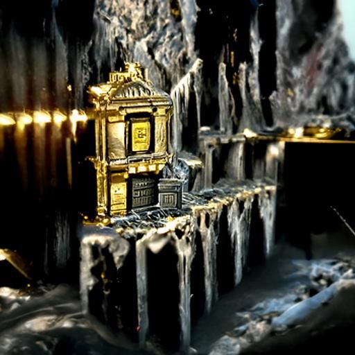 Scrooge's Gold Vault: Epic Digital Matte Painting
